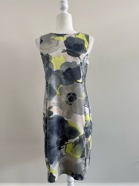 Sleeveless, floral print, sheet dress from Ann Mashburn
